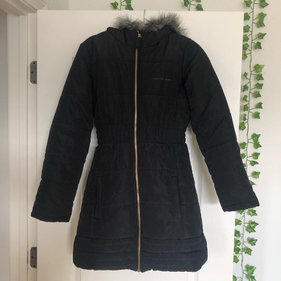 🌸HP✨Girls Calvin Klein❄️Coat - Picture 1 of 17